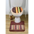 thumbnail image 2 of EVIDECO 7702384 Pedestal Mat Microfiber Bath Toilet Contour Rug Java Brown 17W X 20L, 20 L x 17 W x 0.5 H,, 2 of 5