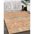 thumbnail image 2 of Ahgly Company Tapis d'Intérieur Rectangulaire Abstrait Orange Tapis de Zone Abstrait, 2 Pieds x 4 Pieds, 2 of 6