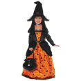 thumbnail image 1 of Pumpkin Witch Costume for Girls, 1 of 1