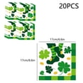 thumbnail image 3 of QTOCIO 20-pack St. Patrick's Day Napkins Green Shamrocks Paper Napkins - Disposable St. Patrick's Day Shamrocks Napkins Perfects For Irish-themed Parties, 3 of 4