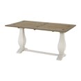 thumbnail image 2 of Martin Svensson Home Napa , Table Console de Sofa à Dessus Rabattable, Teinture Blanche et Naturel Récupéré, 2 of 2