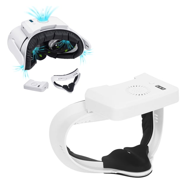 VR Circulation Fan, VR Cooling Fan Prevent Fogging Detachable 3 Speed Lightweight for Daily Use