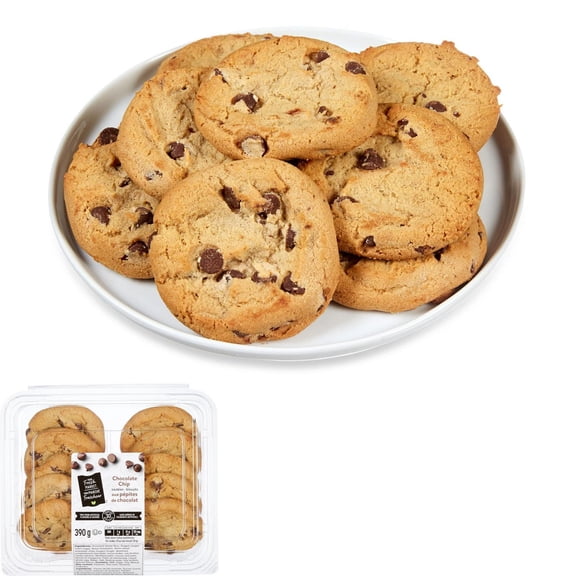 Biscuits aux pépites de chocolat Mon marché fraîcheur, 10 biscuit - 390 g