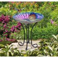 thumbnail image 1 of Hometrends BUTTERFLY GLASS BIRD BATH, 1 of 2