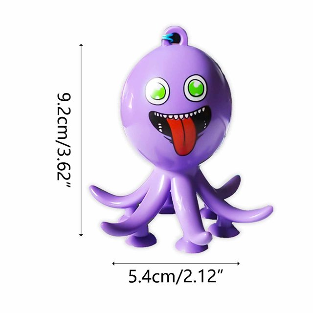 New Fidget Toys, Mini Sensory Spring , Funny Expression Suction Cup DIY Sensory Toys Stress Relief