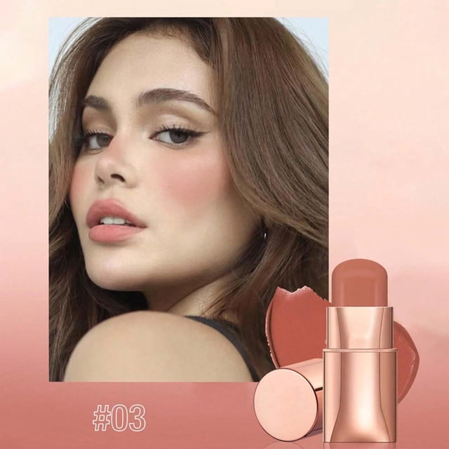 HHBEAUTY Multi Stick, Matte Blush, Travel-Sized Luxuriously Creamy & Blendable Color For Eyes, Lips & Cheeks, Vegan & Cruelty-Free