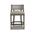 thumbnail image 4 of Jennifer Taylor Home Paris 26.5" Farm Counter Height Bar Stool Heathered Grey, 4 of 10