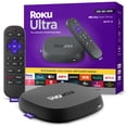 thumbnail image 1 of Roku Ultra - Lecteur de Diffusion Ultime - Appareil de Diffusion 4K pour Télé avec HDR10+, Dolby Vision et Atmos - Bluetooth et Wi‑Fi 6 - Télécommande Vocale Pro Rechargeable avec Boutons Rétroéclairés, 1 of 8