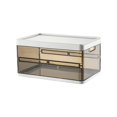 thumbnail image 1 of Underbed Storage Solution Stackable Organizer with Lid for Clothes Shoes and Bedding Home Textile Storage System Space Saving Multifunctional Container for Bedroom Living Room, 1 of 9