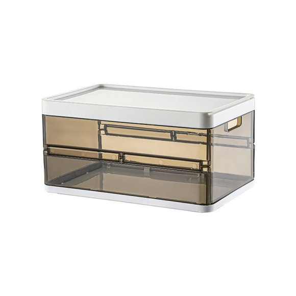 Underbed Storage Solution Stackable Organizer with Lid for Clothes Shoes and Bedding Home Textile Storage System Space Saving Multifunctional Container for Bedroom Living Room