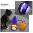 thumbnail image 4 of ruzhgo Automatique Chat Roulant Jouet Électrique Tambour Alimenté Multifonctions Chat Teaser Tournant Musique LED Lumière Coffre-Fort Automatique Interactif Chat Jouet pour Chat Animal de Compagnie Maison Extérieur N ° 1, 4 of 6