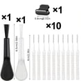 thumbnail image 2 of Uscallm Phone Port Cleaning Kit, 13PCS Cell Phone Charging Port Cleaner Brush Set for Android, USB-C Port Cleaner Tool, Laptop Headphone Jack Dust Removal Kit, Electronic Device Maintenance, 2 of 3