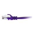 thumbnail image 3 of C2G 14ft Cat6a Snagless Unshielded UTP Network Patch Ethernet Cable-Purple - Patch cable - RJ-45 (M) to RJ-45 (M) - 14 ft - UTP - CAT 6a - molded, snagless, stranded - purple, 3 of 4