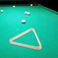thumbnail image 2 of KAKOWELY billiards ball rack Wooden Billiard Ball Rack Vintage Wood Billiard 9-Ball Triangle Rack Ball Rack Table Pool Ball Racks Light Yellow13.03"X11.65"X1.18", 2 of 5