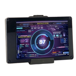 Ordinateur Temp Monitor, Éditeur de thème IPS USB 3.5in Écran PC Affichage de la température 320x480 Pour Temp