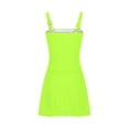 thumbnail image 4 of Jinhomg Maillots de Bain de Vacances pour Femmes Tankini Modeste Maillots de Bain Légers Confortables Bretelles Spaghetti Encolure Carrée Robe de Bain Maillot Dermoprotecteur Tenue de Plage Rabais de 90 % Liquidation Jaune G, 4 of 10