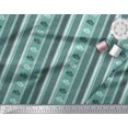 thumbnail image 3 of Soimoi Georgette Viscose Fabric Geometric & Striped Floral Block Decor Fabric Printed Yard 42 Inch Wide, 3 of 3