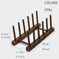 thumbnail image 5 of Bamboo Dish Plate Bowl Cup Book Pot Lid Cutting Board Drying Rack Stand Drainer Storage Holder Organizer Kitchen Cabinet（Keep Dry）, 5 of 5