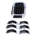 thumbnail image 1 of Garniture d'Insert de Gril, 7pcs Inserts de Calandre avant Insert de Calandre pour Jeep Gril Insert de Grille, 1 of 8