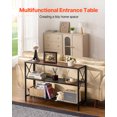 thumbnail image 2 of VEVOR Table Console Étroite pour Sofa Table de Canapé à 3 Niveaux pour Entrée et Salon, 2 of 9