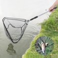 thumbnail image 3 of Sonew 1.5M Durable Triangular Folding Fishing Landing Net with Telescoping Pole Handle,Triangular Fishing Landing Net,Telescoping Pole Handle Fishing Net, 3 of 10
