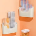 thumbnail image 3 of Contenants de Rangement Organisateur de Porte d'Armoire Montage Mural pour Garde-Manger Polyvalent VR Cuisine avec Montage Mural et Autocollants Organisateur Spacieux Utilisation Facile Sans Perçage, 3 of 5