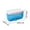 Blue, variant on Toilet Paper Dispenser Box for Bathroom Shower Vanity Countertop with Perforated Opening 10 in x 6 in x 4 in