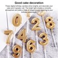 thumbnail image 3 of serony Birthday Cake Digital 0-9 Candle Party Celebration Cupcake Cakes Decorations Topper Home Craft Accessories Gift Number 5, 3 of 7