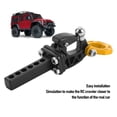 thumbnail image 4 of Metal RC Crawler Trailer Hook Tow Hitch, Trailer Hitch Receiver for 1/10 RC Crawler Rear Bumper Parts, 4 of 7