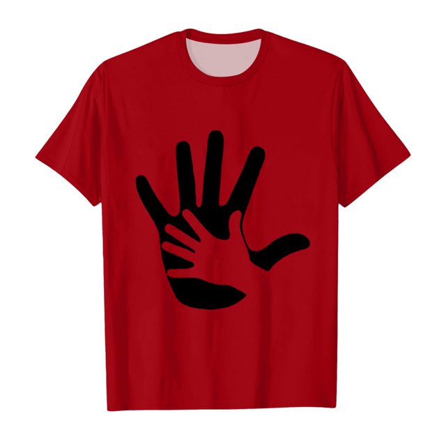 TZEWGL Hauts à Manches Courtes Imprimés Graphiques Roses Col Rond pour Enfants Vêtements pour Filles Garçons Taille 3-4T