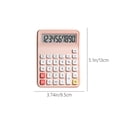 thumbnail image 3 of Jpxdew Basic Calculator Portable,Slim 5.12x3.74x1.18in,Quiet Keys Solar Battery,Desk Calculator for Home Office Accounting, 3 of 6