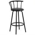 thumbnail image 1 of Pemberly Row Tabouret de Barre Arrière de 30 Po en Noir, 1 of 4
