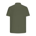 thumbnail image 4 of FAIWAD Mens Short Sleeve T-Shirts Round Neck Stretch Casual 3 Button Baisc Pullover Tops with Pocket, 4 of 6