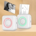 thumbnail image 3 of 2023 InstaProud Portable Sticker Printer, Bluetooth Thermal Printer, Blue with 10 Sticker Rolls, 3 of 7