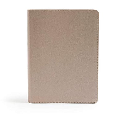 CSB Elle Lit la Bible de la Vérité, le Champagne Or LeatherTouch