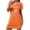 Orange, variante sur Vêtements de Nuit pour Femmes Chemise de Nuit Confortable pour Femmes Manches Courtes Chemises de Sommeil Tenue d'Intérieur Courte Robe de Nuit Mignonne à Motif Robe de Maison Tenue d'Intérieur Chemise de Nuit Jaune P