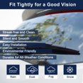 thumbnail image 3 of Unique Bargains 2pcs Black Car Rear Windshield Wiper Blade Replacement for Honda Pilot 2009 2010 2011 2012 2013 2014 2015, 3 of 6