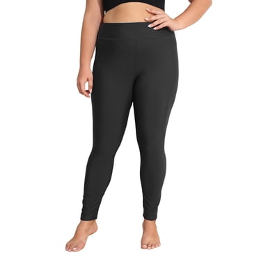 Charmo Pantalon de Natation Grande Taille pour Femmes, Legging de Sport Taille Haute, UPF 50+