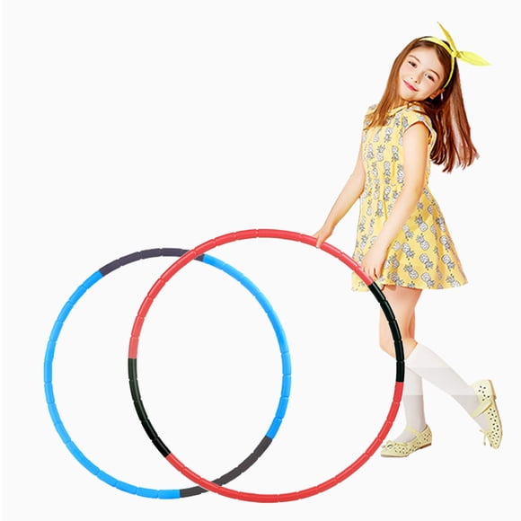Hula Hoop for Kids Set of 2 Detachable Adjustable Weight Size Plastic