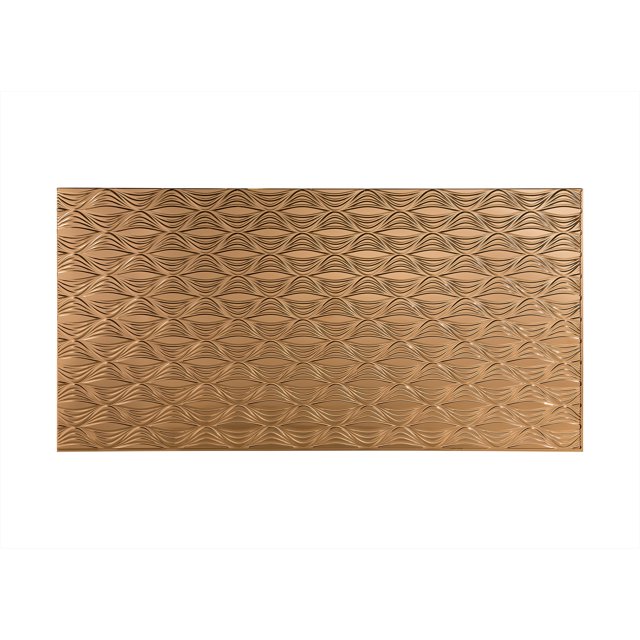 Fasade Shallot Polished Copper Wall Panel 4' x 8'