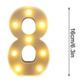 thumbnail image 2 of RXIRUCGD Letters Lights Alphabet Lamp LED Letter Lighting Letter Light Illuminated Letters Night Lights Decoration For Birthday Party Wedding Children’s Room, 2 of 6