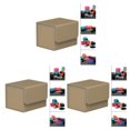 thumbnail image 1 of maskred Stylish and Secure Card Deck Storage Holder Organizer with Magnetic Closure TCG Display Brown 3Set, 1 of 6