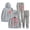 Gris, variante sur Sombr The Late Nights & Young Romance Tour Chandails à Capuchon Pantalons Jogger Ensemble Unisexe Mode Urbaine Chandails