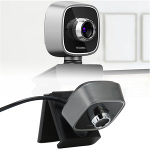USB Webcam, 30fps Precise Focus Plug and Play HD Webcam  for Computer for Laptop for Video Chat for Live Broadcast