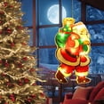 thumbnail image 4 of Christmas Window Lights under 5! CQCYD Christmas Window Hanging Lights, LED Decorative Lights for Shop and Home, Battery Powered Suction Cup Lights for Holiday Decor, 4 of 5