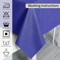thumbnail image 3 of ORUYROP Vinyl Tablecloth - 100% Waterproof Oil-Proof Spill-Proof PVC - Wipeable Thick Rectangle Tablecloth Cover - 52 x 70 inch - Royal Blue, 3 of 7