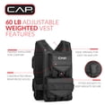 thumbnail image 3 of CAP Barbell Adjustable Weighted Vest, 60lb, 3 of 9