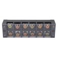 thumbnail image 3 of 100A Terminal Strip Dual Row Large Current Wire Barrier Block Terminal Strip with Transparent Cover, PC Shell, Slot andScrewdrivers Applicable, Wide Application, 3 of 8