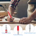 thumbnail image 2 of braveheart Automatic Pencil Set Smooth Writing Drawing Suitable For All Ages Soft red and red refill, 2 of 6