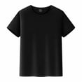 thumbnail image 2 of 2025 T-Shirts pour Enfants Courts Garçon Camisoles pour Tout-Petits Manches Courtes Haut Uni T-Shirts Hauts pour Tout-Petits Garçon 2T Garçon et Fille Unisexe Thermique Manches Longues Garçons Tout-Petits Enfants Col Rond Haut pour Tout-Petits Garçons Camisoles T-Shirt, 2 of 8